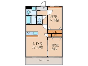 ＭＤＩプラデリビオ行橋駅前の物件間取画像